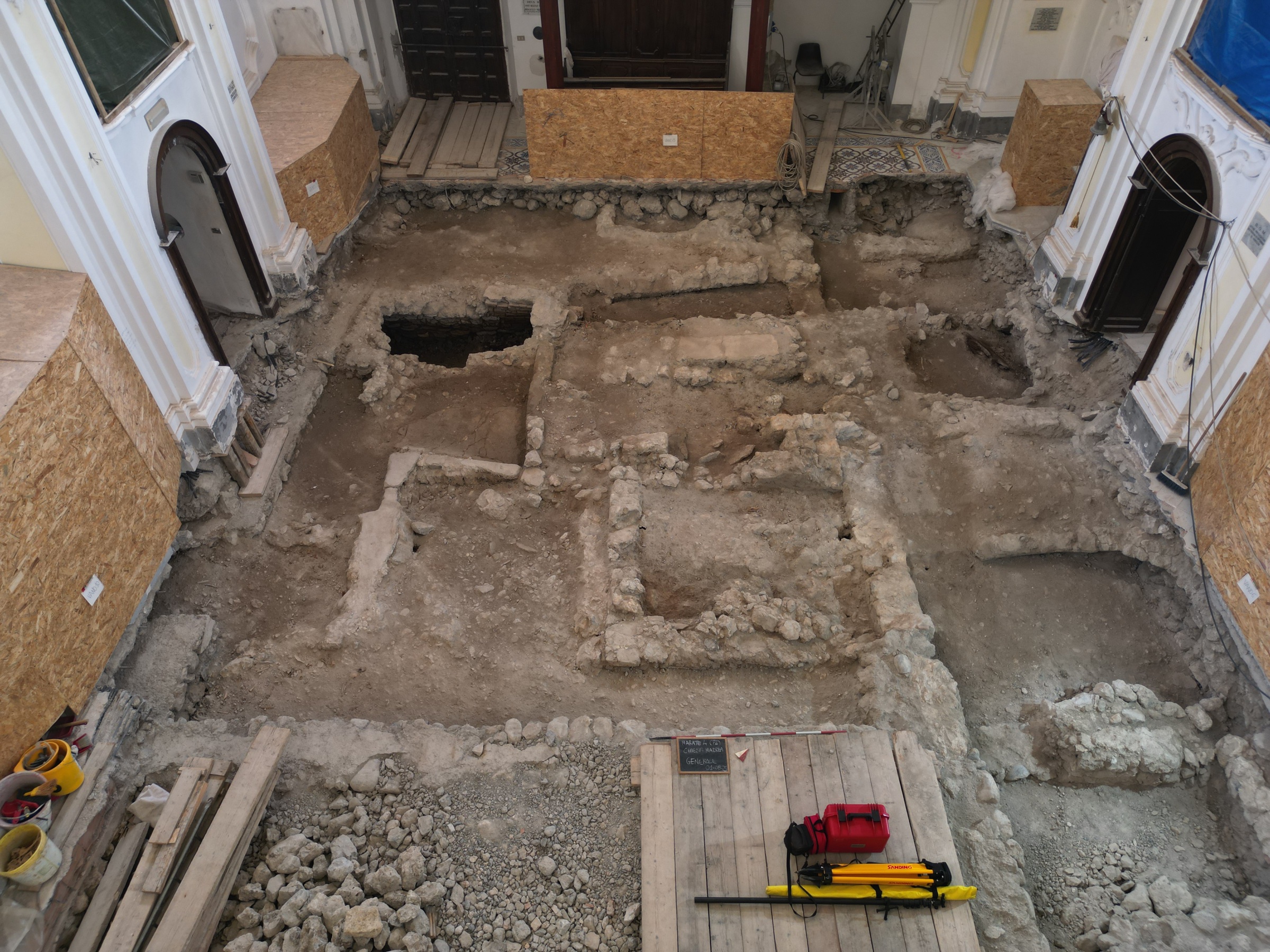 Scavo archeologico nella Chiesa Matrice di Maratea